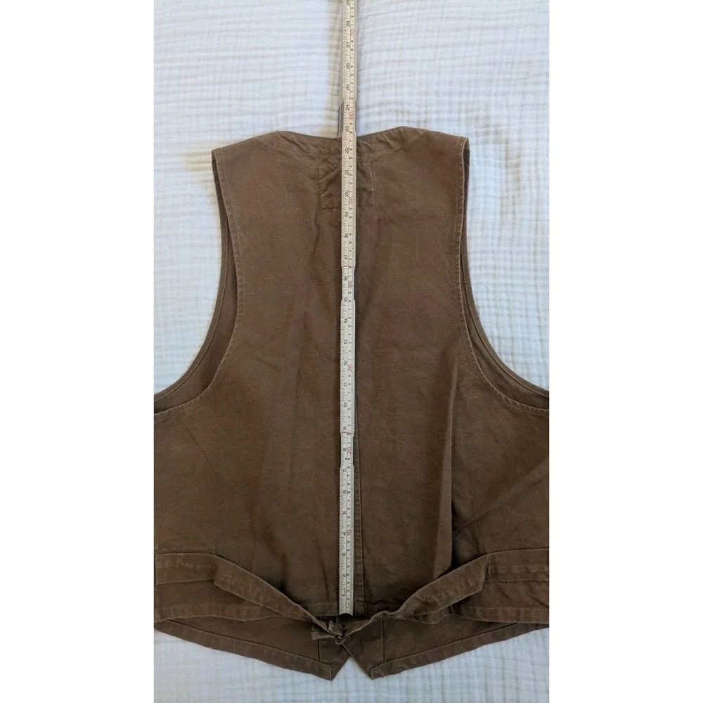 Vintage Polo Ralph Lauren Sportsman Hunting Shooting Duck Canvas Vest USA Large